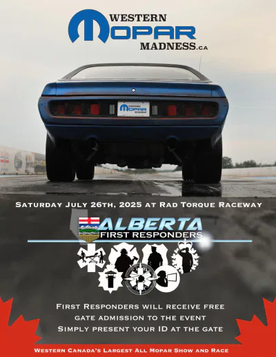 Western Mopar Madness AFRA first responder deal